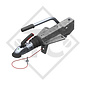 Overrun device V type 251S, 1500 to 2700kg, slack point handbrake lever, without clamp