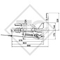 Auflaufeinrichtung V Typ 251S, 1500 bis 2700kg, mit Stützradhalter, Totpunkthebel