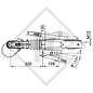 Auflaufeinrichtung V Typ 251G, 1550 bis 3000kg, Totpunkthebel