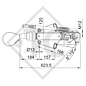 Enganche de inercia en V tipo AE3000, 1600 a 3000kg