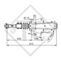 Auflaufeinrichtung V Typ 44 V, 2500 bis 4000kg, Handbremshebel 1250545 lose