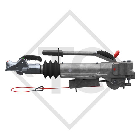 Overrun device V type AE3500, 2000 to 3500kg, with lowering handbrake lever