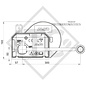 Cable winch PLUS 900kg, type 901 with automatic weight brake, with automatic unwinder, without cable/band