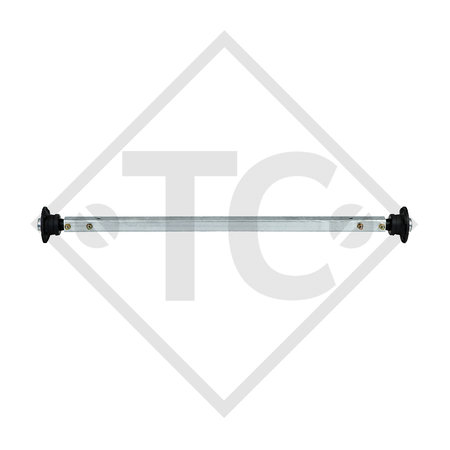 Essieu PLUS droit non freiné 750kg type d'essieu LS 750