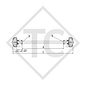 Rigid braked axle 1500kg PLUS axle type BS 1500