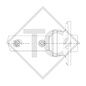 Assale rigido sfrenato 750kg PLUS tipo di assale LS 750 impermeabile