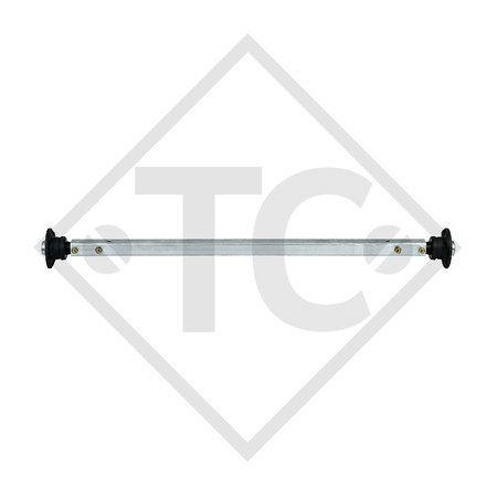 Essieu PLUS droit non freiné 750kg type d'essieu LS 750
