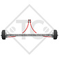 Rigid braked axle 1800kg PLUS axle type BS 1800 watertight