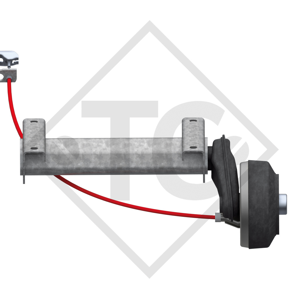 Semi ejes con freno 1300kg tipo de eje B 1200-5 (par)