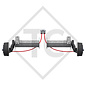 Braked half axles 1800kg axle type B 2000-0 (pair)