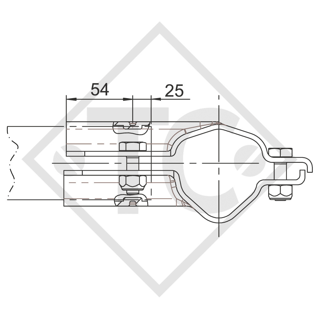 Clamping shell