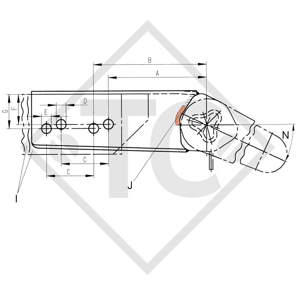 Welded/bolted connection