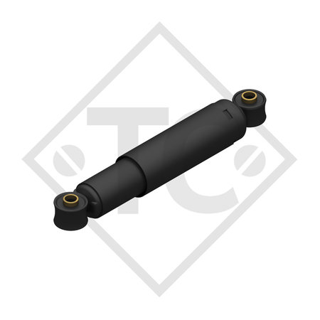 Axle shock absorber Octagon COMPACT black