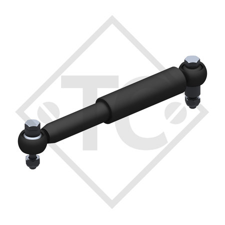 Axle shock absorber Universal COMPACT black