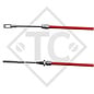 Cable bowden 2088800403 con argolla y rosca M8, versión PROFI LONGLIFE