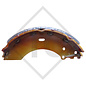 Brake shoe kit for wheel brake type 2361, brake size 230x60mm, for one axle