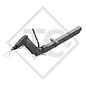 Overrun device height-adjustable 251 VB-2 OPTIMA with drawbar section cranked 1425 to 2700kg