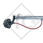 Braked axle 750kg BASIC axle type B 700-5