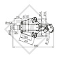Commande de freinage sans pièce d'accrochage V type V PROFI ZE3500, 0 à 3500kg, 1730996