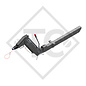 Overrun device height-adjustable 161 VB-2 OPTIMA with drawbar section cranked 850 to 1600kg