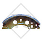 Brake shoe kit for wheel brake type 2051, brake size 200x50mm, for one axle