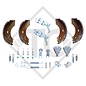 Brake shoe kit for wheel brake type 2361, brake size 230x60mm, for one axle