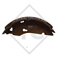 Brake shoe kit for wheel brake type 1635 / 1636 / 1636G and 1637, brake size 160x35mm, for one axle