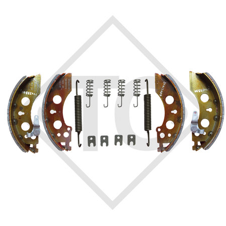 Bremsbacken Radbremse 2051 AAA, Bremsengröße 200x50mm