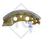 Brake shoe kit for wheel brake type 2051 AAA, brake size 200x50mm, for one axle