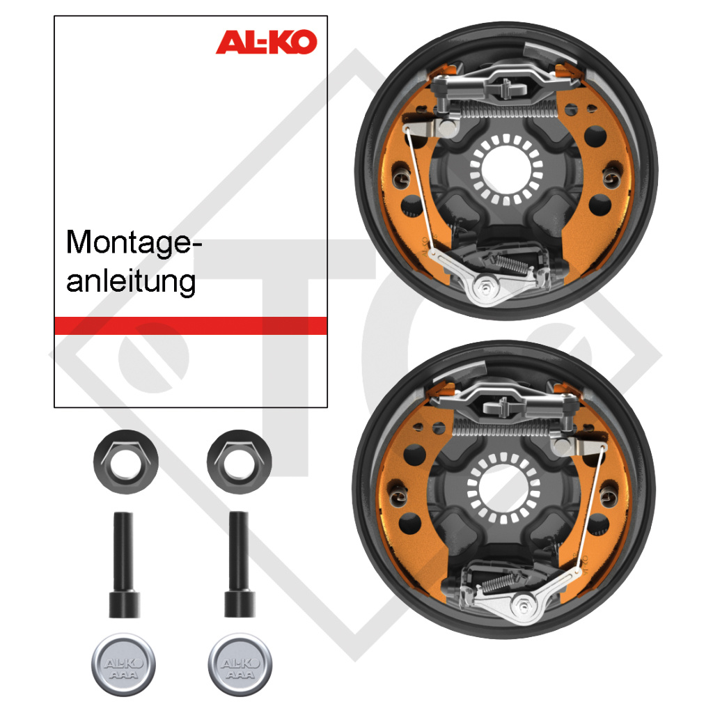 Retrofit set AAA for wheel brake type 2051, version with toothed profile for one axle