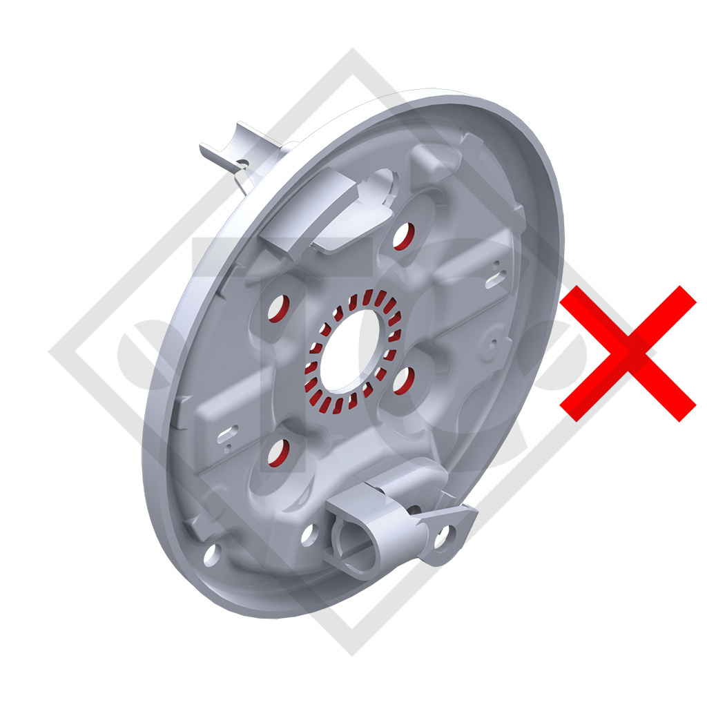 Set de reequipamiento AAA para freno de rueda tipo 2051, versión atornilladura dentada para un eje