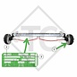 Retrofit set AAA for wheel brake type 2361, version with toothed profile with 4 holes for one axle