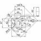 Schleppwinde BASIC 250kg, Typ 250 ohne automatischer Lastdruckbremse, mit 6 Meter Seil zum Heben montiert, unverpackt