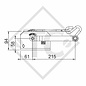 Treuil de halage BASIC 250kg, type 250 sans dispositif de freinage automatique, avec câble 6 mètres monté pour le levage, non emballée