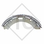 Brake shoe kit for wheel brake type S 3006-7 RASK und S 3006-7 SK, brake size 300x60mm, for one axle