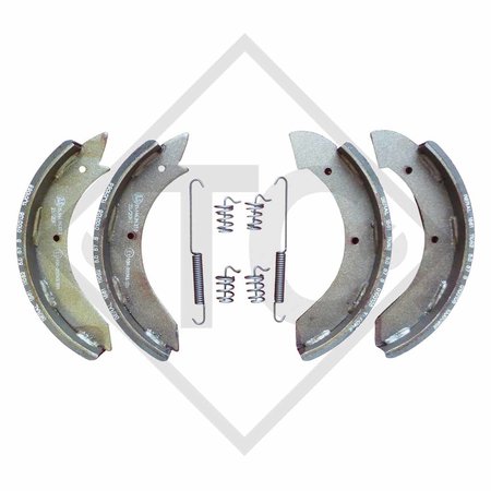 Zapatas de freno, freno de rueda R 234-76, tamaño del freno 230x40mm