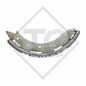 Brake shoe kit for wheel brake type R 234-76, brake size 230x40mm, for one axle