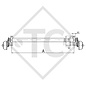 Assale frenato 2600kg EURO COMPACT tipo di assale 2x B 1200-5 tandem