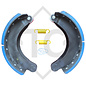 Brake shoe kit for wheel brake type 406x140 - 414S - WA for one side/brake