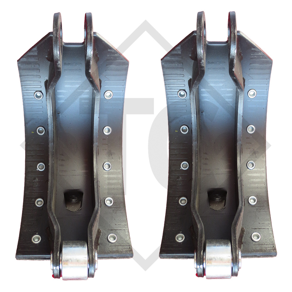 Brake shoe kit for wheel brake type 300x135 - 314E - KB for one side/brake