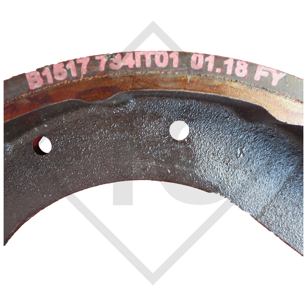 Brake shoe kit for wheel brake type 300x90 - 309R - IT for one side/brake