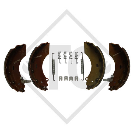 Brake shoes, wheel brake 2361 AAA, brake size 230x60mm