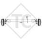 Braked axle 1800kg BASIC axle type CB1800