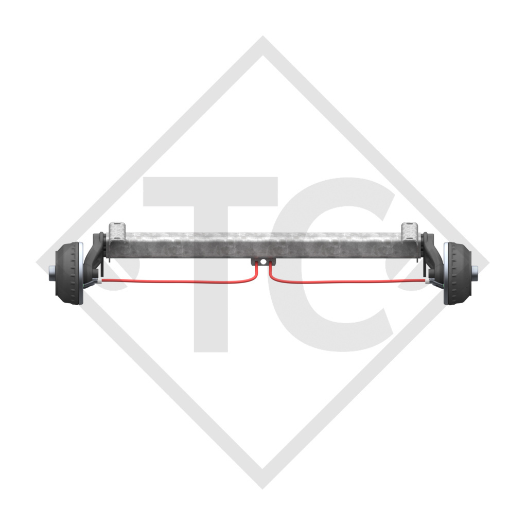 Essieu arrière tandem BASIC 1050kg freiné type d'essieu CB1050