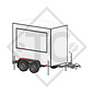 Enganche de inercia cuadrado modelo 161 S - ZE 252R con lanza desmontable 950 a 1600kg