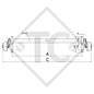 Assale frenato 1350kg EURO COMPACT tipo di assale B 1200-6