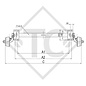 Assale frenato 750kg BASIC tipo di assale B 700-5