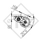 Assale anteriore tandem frenato 900kg BASIC tipo di assale B 850-5