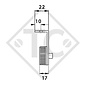 Feu de gabarit Flatpoint 2 LED jaune avec réflecteur 31-2369-037