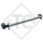 Braked axle SWING 1350kg axle type CB 1354, 46.25.379.725